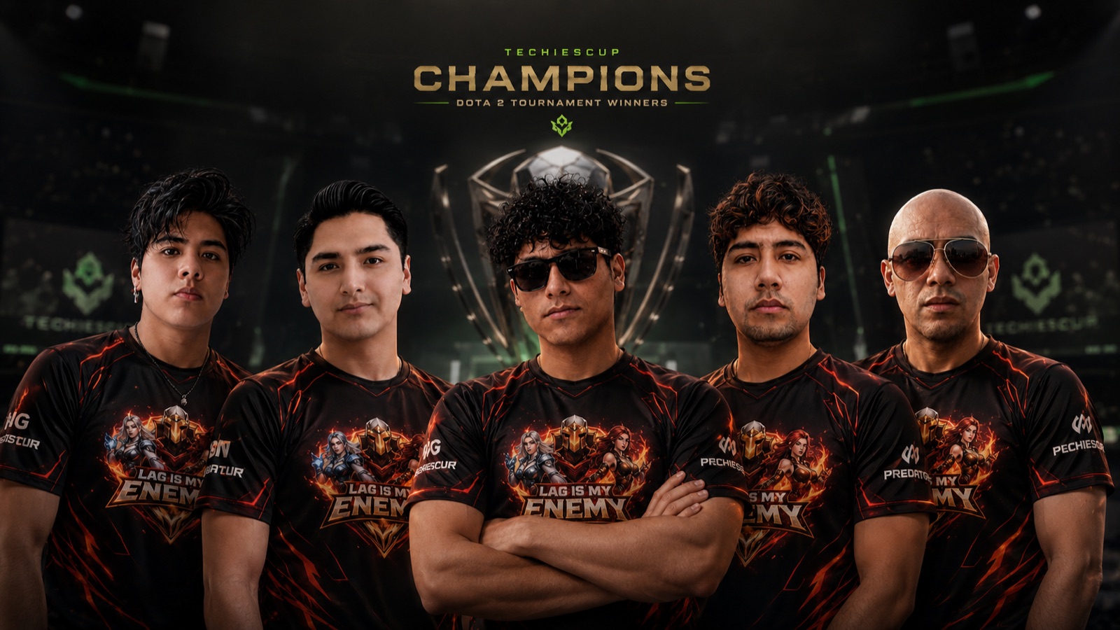 LAG IS MY ENEMY · Campeón TechiesCup
